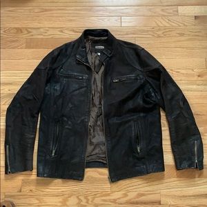 Daria Made in Italy Men’s Brown Leather Jacket